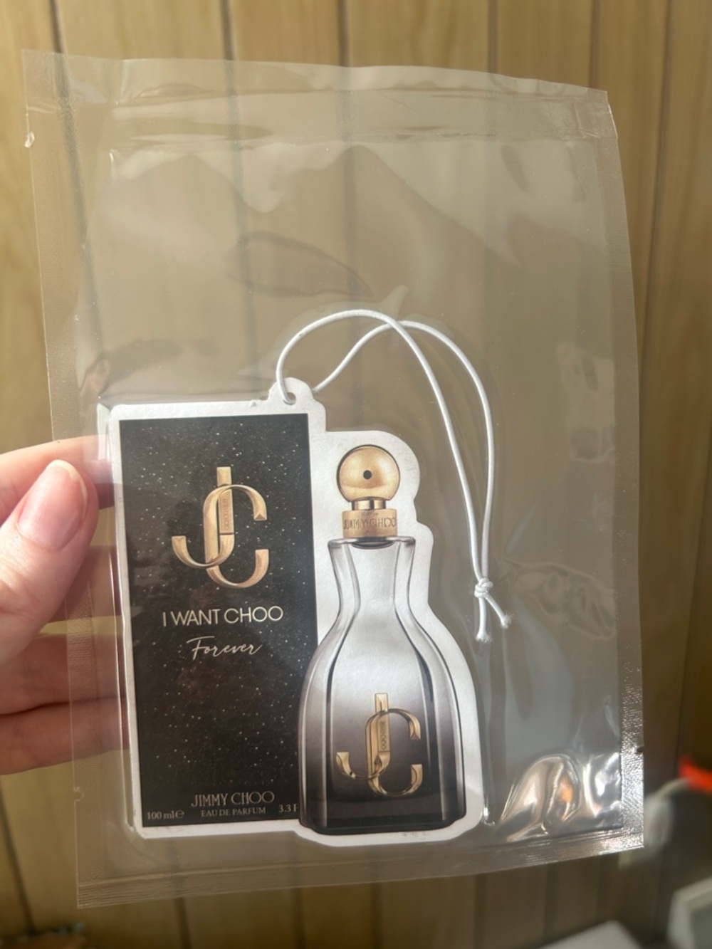 Jimmy Choo I want Choo Forever car freshie